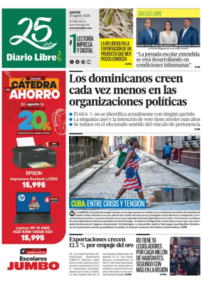Cover of Diario Libre (Republica Dominicana)