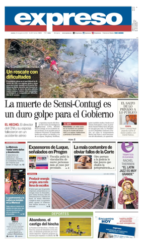 Cover of Diario Expreso