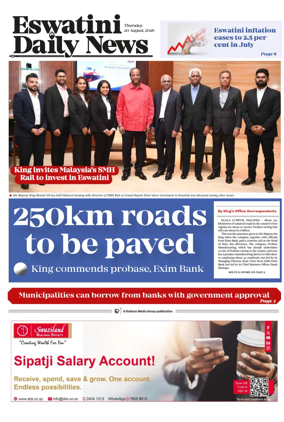 Cover of Eswatini Daily News