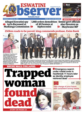 Cover of Eswatini Observer