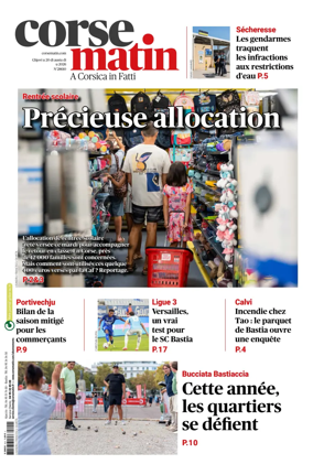Cover of Corse Matin