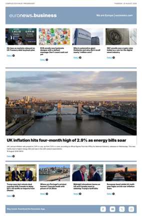 Cover of Euronews Business