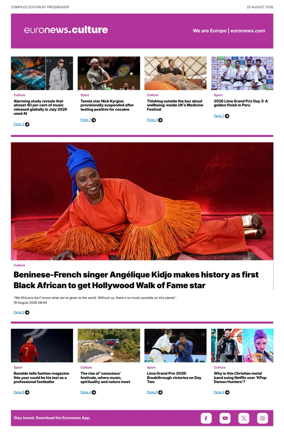 Cover of Euronews Culture and Sport Compiled Edition