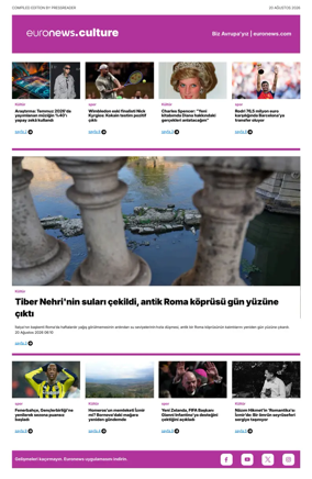 Cover of Euronews Culture and Sport (Turkish) Compiled Edition