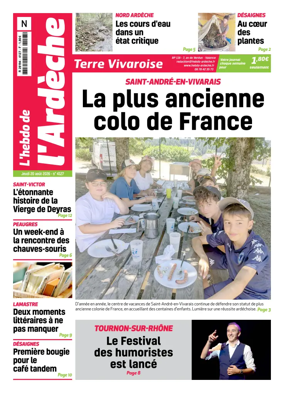 Cover of L'Hebdo de l'Ardeche – edition Nord
