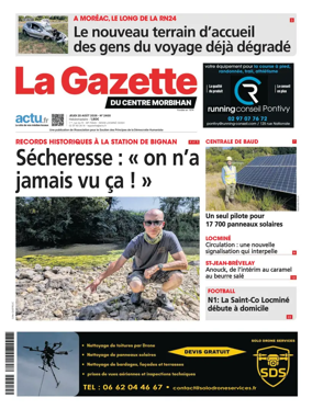 Cover of La Gazette du Centre Morbihan