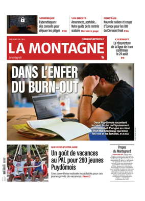 Cover of La Montagne (Clermont-Metropole)