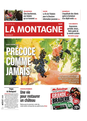 Cover of La Montagne (Moulins)