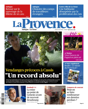 Cover of La Provence Aubagne-La Ciotat