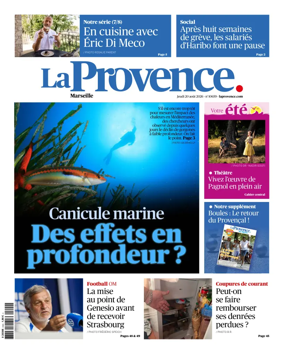 Cover of La Provence Marseille