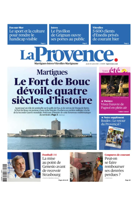 Cover of La Provence Martigues-Istres-Vitrolles-Marignane