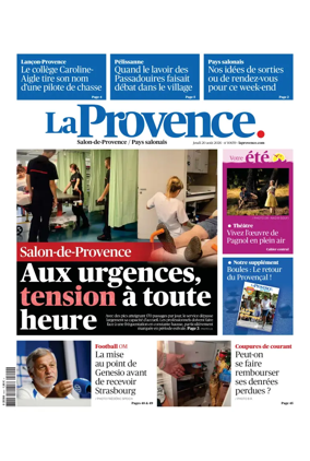 Cover of La Provence Salon-de-Provence / Pays salonais