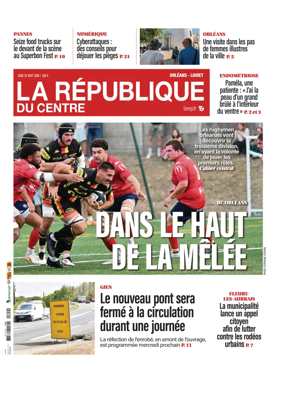 Cover of La Republique du Centre (Orleans - Loiret))