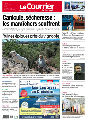 Cover of Le Courrier de l’Ouest (Angers)