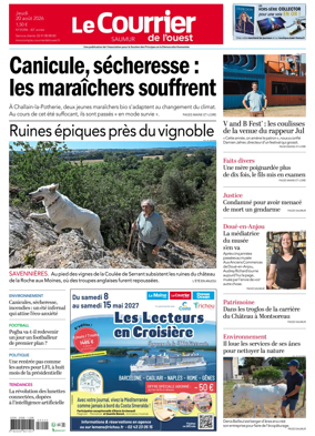 Cover of Le Courrier de l’Ouest (Saumur)