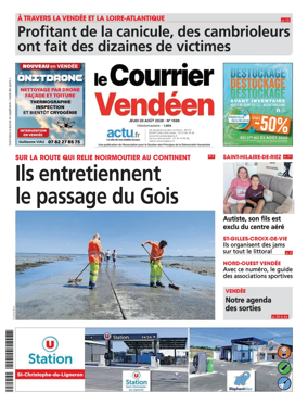 Cover of Le Courrier Vendeen