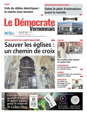 Cover of Le Democrate Vernonnais