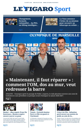 Cover of Le Figaro Sport