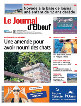 Cover of Le Journal d'Elbeuf