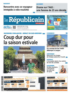 Cover of Le Republicain (Sud-Gironde)
