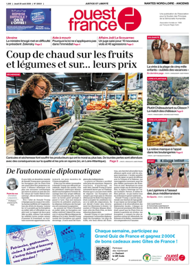 Cover of Ouest France (Nantes Nord-Loire - Ancenis)