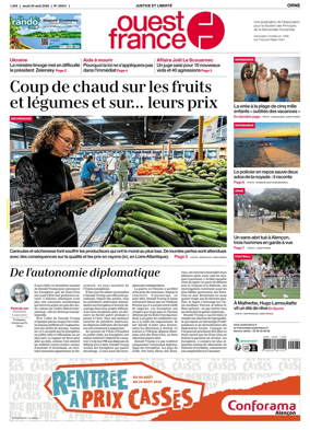 Cover of Ouest France (Orne)