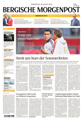 Cover of Bergische Morgenpost Wermelskirchen/Huckeswagen/Radevormwald