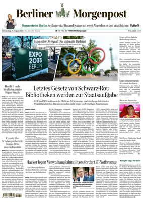 Cover of Berliner Morgenpost