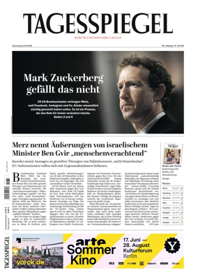 Cover of Der Tagesspiegel