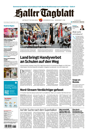 Cover of Haller Tagblatt