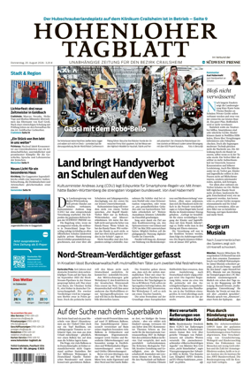 Cover of Hohenloher Tagblatt