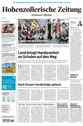 Cover of Hohenzollerische Zeitung