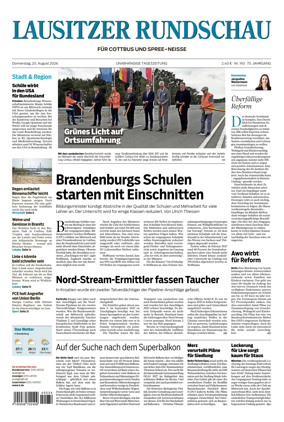 Cover of Lausitzer Rundschau