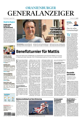 Cover of Oranienburger Generalanzeiger