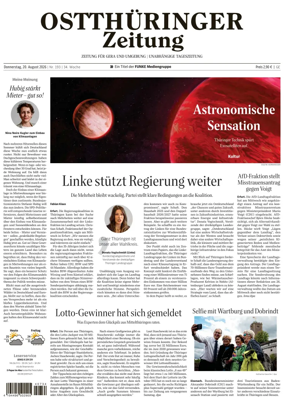 Cover of Ostthuringer Zeitung (Gera)