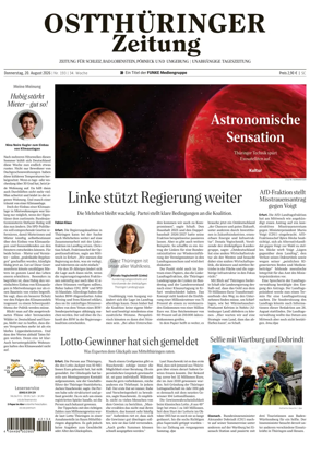 Cover of Ostthuringer Zeitung (Schleiz)