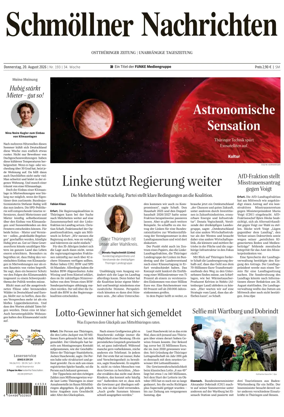 Cover of Ostthuringer Zeitung (Schmolln)