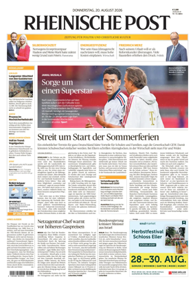 Cover of Rheinische Post – Dusseldorf Stadt