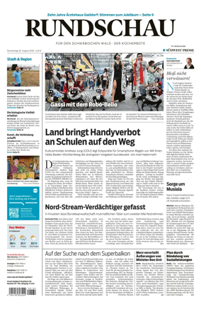 Cover of Rundschau fur den Schwabischen Wald – Der Kocherbote