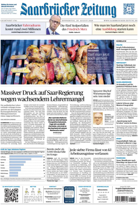 Cover of Saarbruecker Zeitung