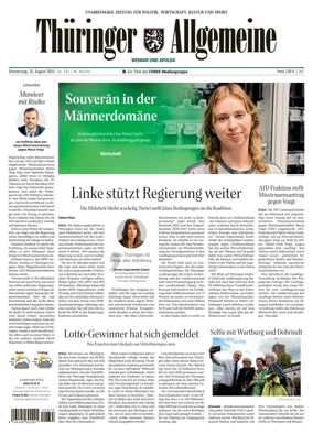 Cover of Thuringer Allgemeine (Apolda)