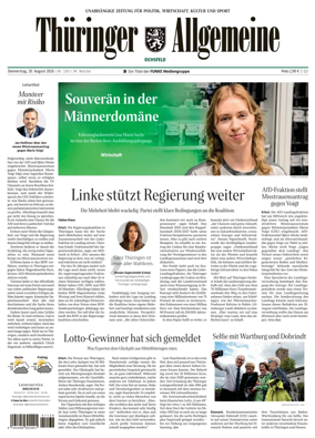 Cover of Thuringer Allgemeine (Eichsfeld)