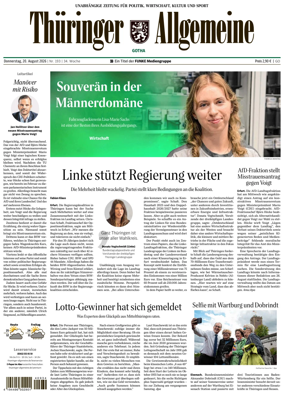 Cover of Thuringer Allgemeine (Gotha)