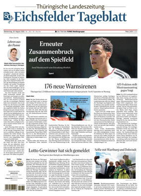 Cover of Thuringische Landeszeitung (Eichsfeld)