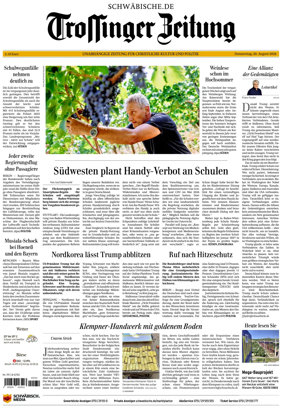 Cover of Trossinger Zeitung
