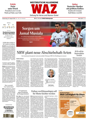 Cover of Westdeutsche Allgemeine Zeitung (Herne)