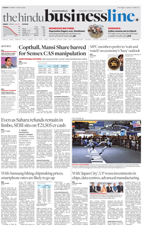 Cover of BusinessLine (Kolkata)