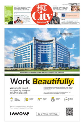 Cover of Hindustan Times (Gurgaon) - City