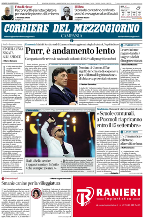 Cover of Corriere del Mezzogiorno (Campania)