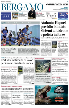 Cover of Corriere della Sera (Bergamo)